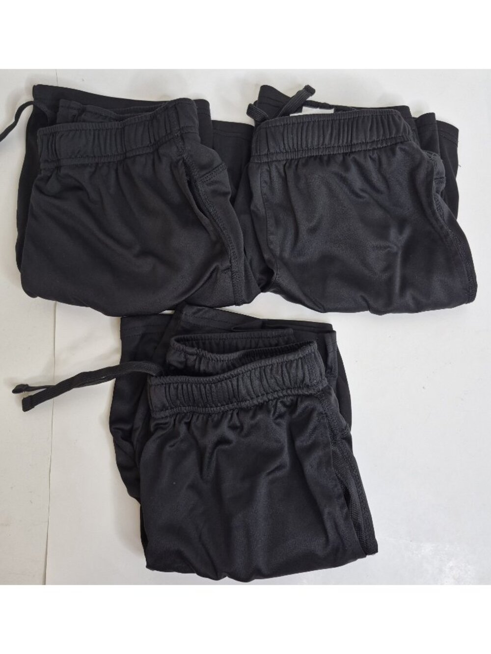 Athletic Works Bundle 3 Pairs Shorts Youth Boys Size L (10-12) Black